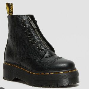 Dr. martens sinclair leather platform boots